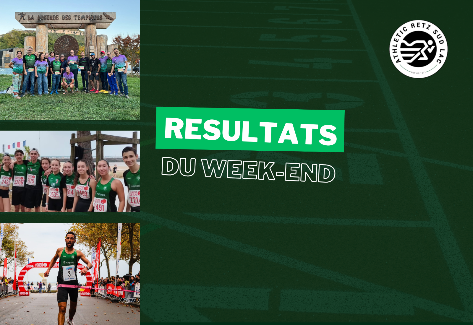 Résultats du week-end 18/19 Octobre