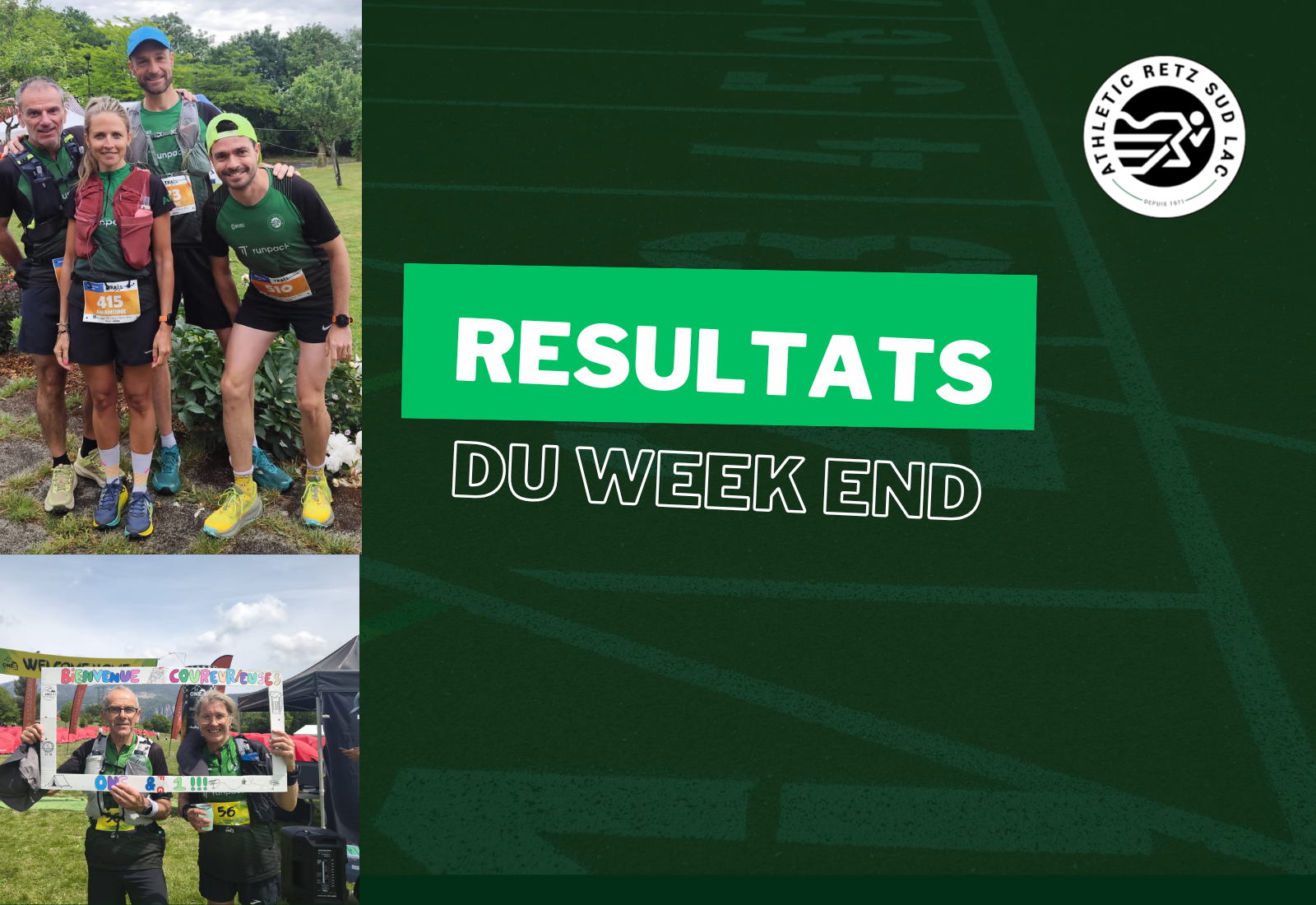 Résultats du week-end 09/10 Mai