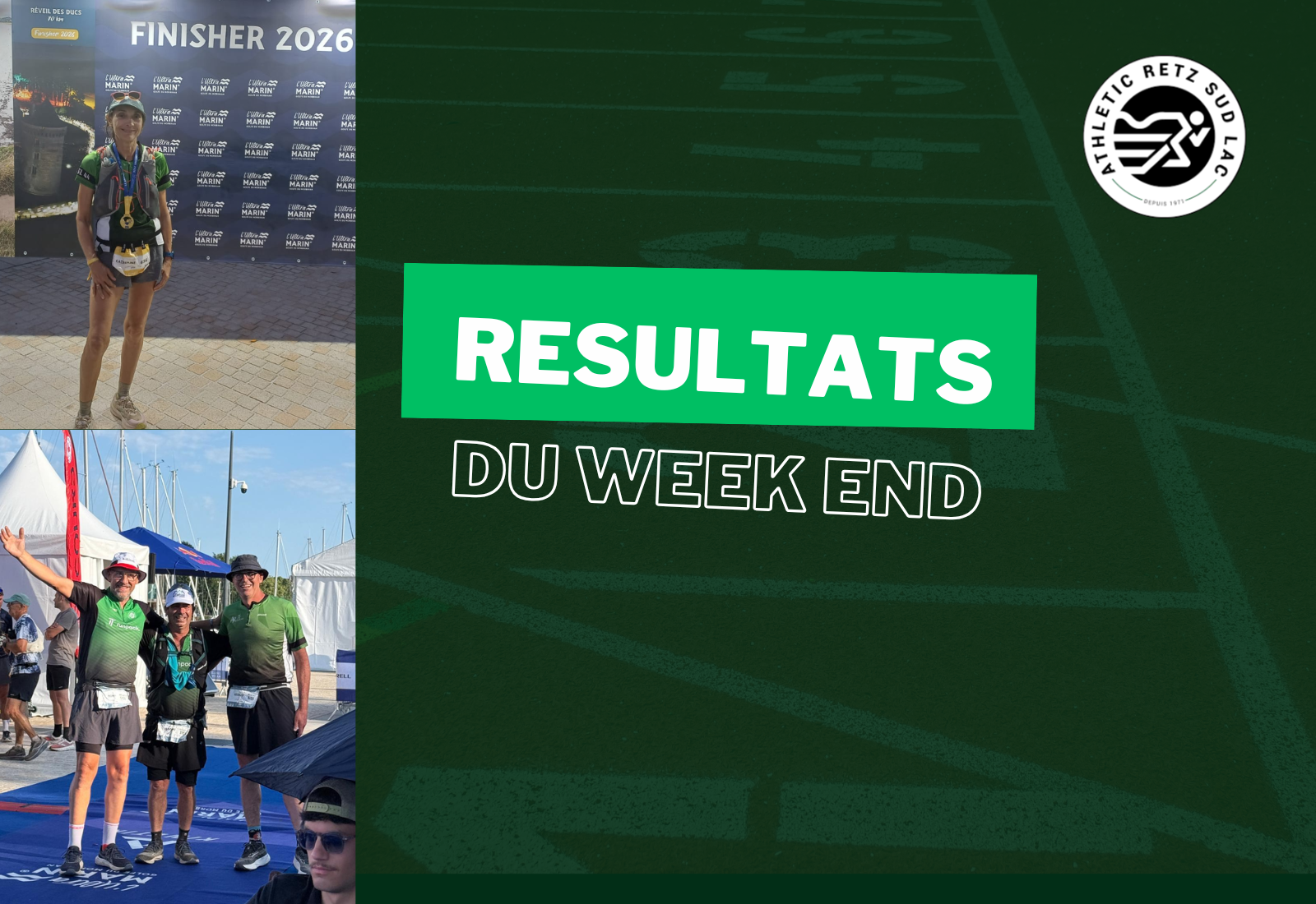 Résultats du week-end 27/28 Juin