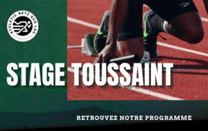 Stage TOUSSAINT 2025 benjamins minimes
