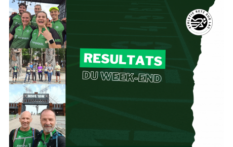 Résultats du week-end du 14 et 20 septembre!