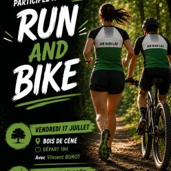Sortie run an bike du 17 juillet, les inscriptions sont lancées…